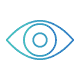 Grafik eines Auges in einem Blauverlauf